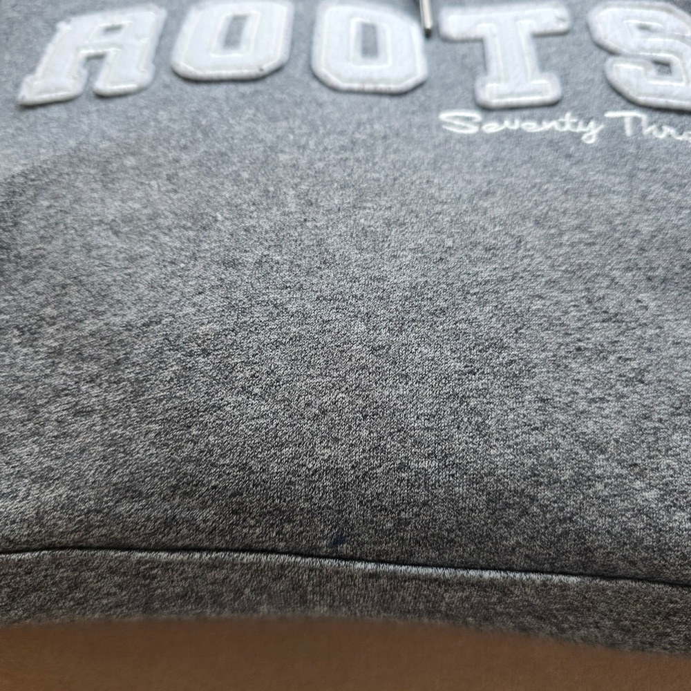 😀 Roots 73 Athletics‎ Grey Hoodie Sweatshirt M M Athletic Pullover - Picture 13 of 13